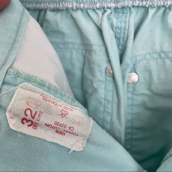 Vintage | 1980s Sky Blue Rainbow Pants - Picture 10 of 16